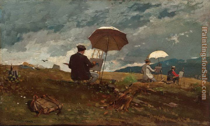 Winslow Homer Artists Sketching in the White Mountains